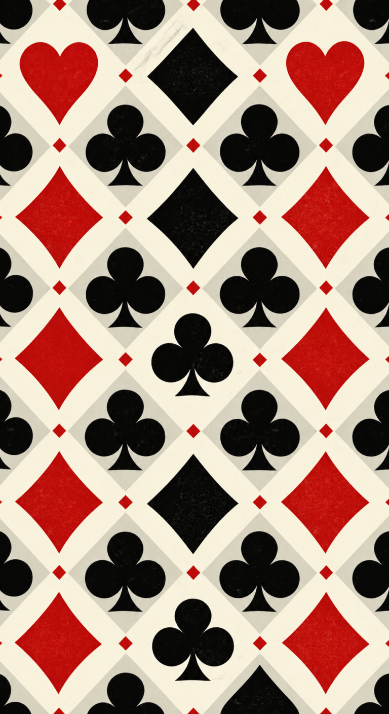 Vintage Playing Card Suit Pattern2