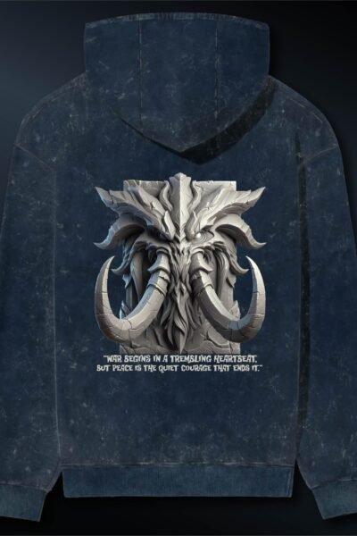 War Peace Navy B AW Back