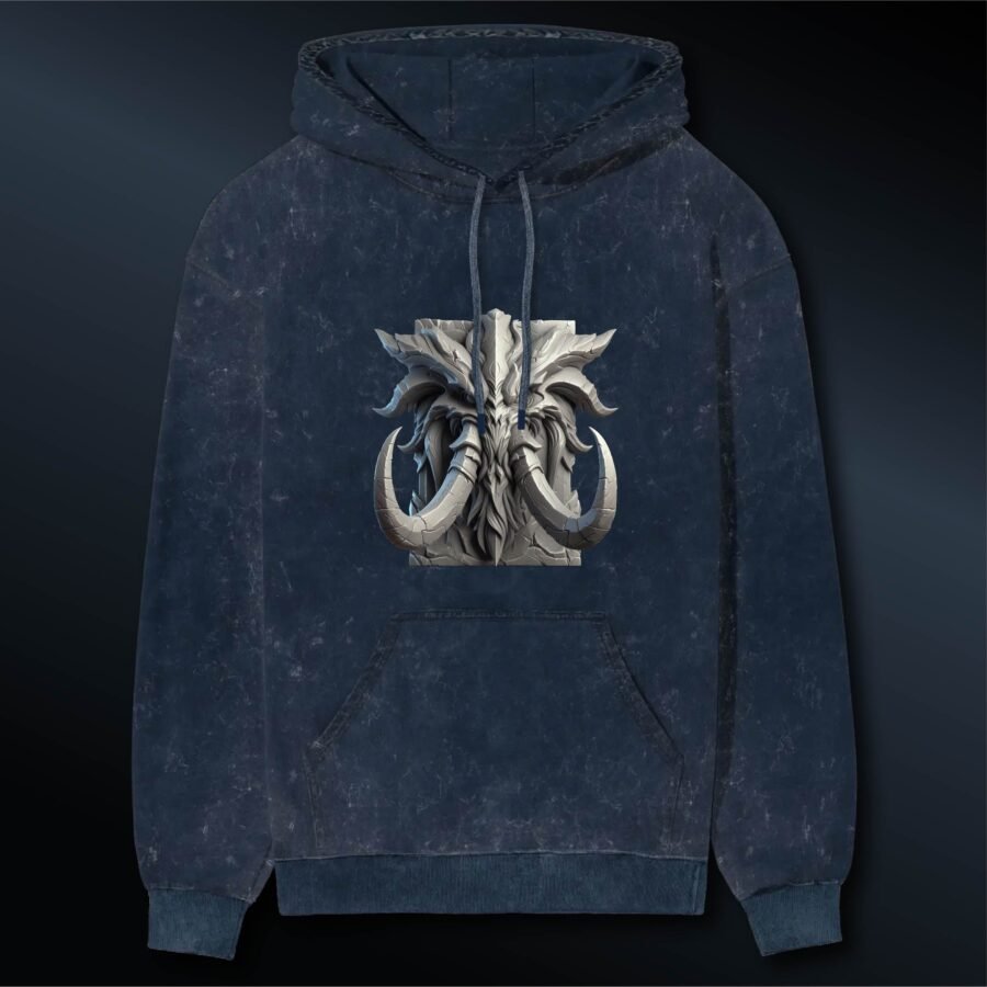 War Peace Acid Wash Hoodie | 300 GSM Premium Cotton Unisex Streetwear | Kalavaasi