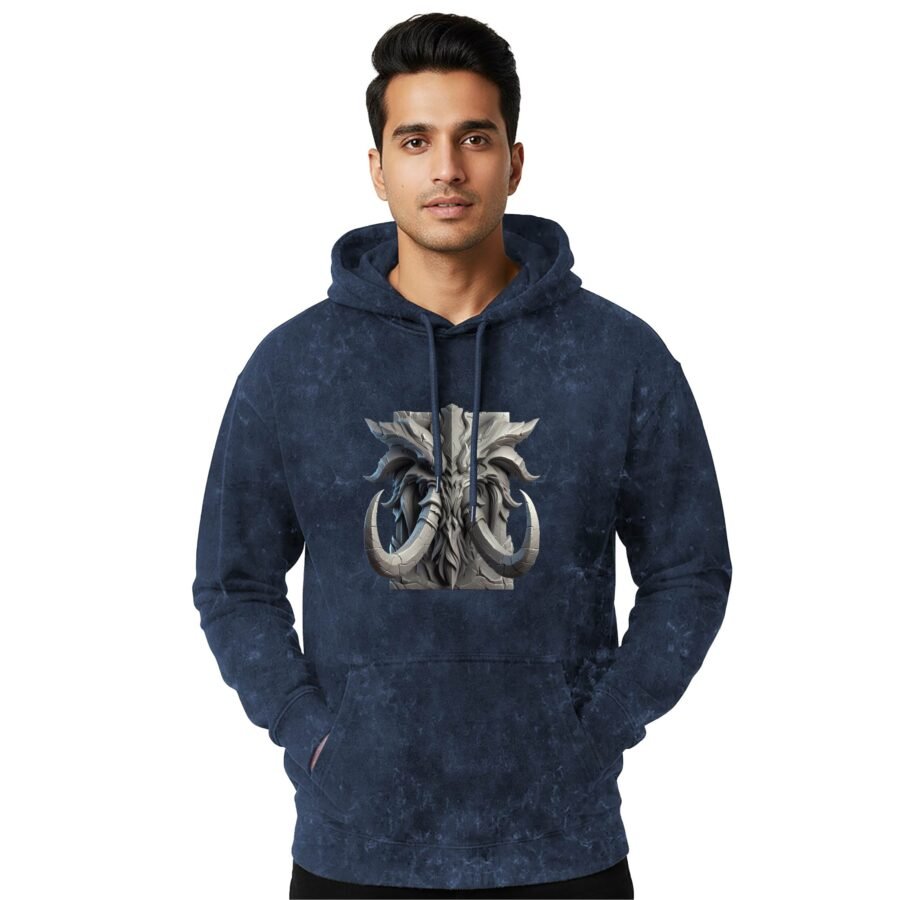 War Peace Acid Wash Hoodie | 300 GSM Premium Cotton Unisex Streetwear | Kalavaasi