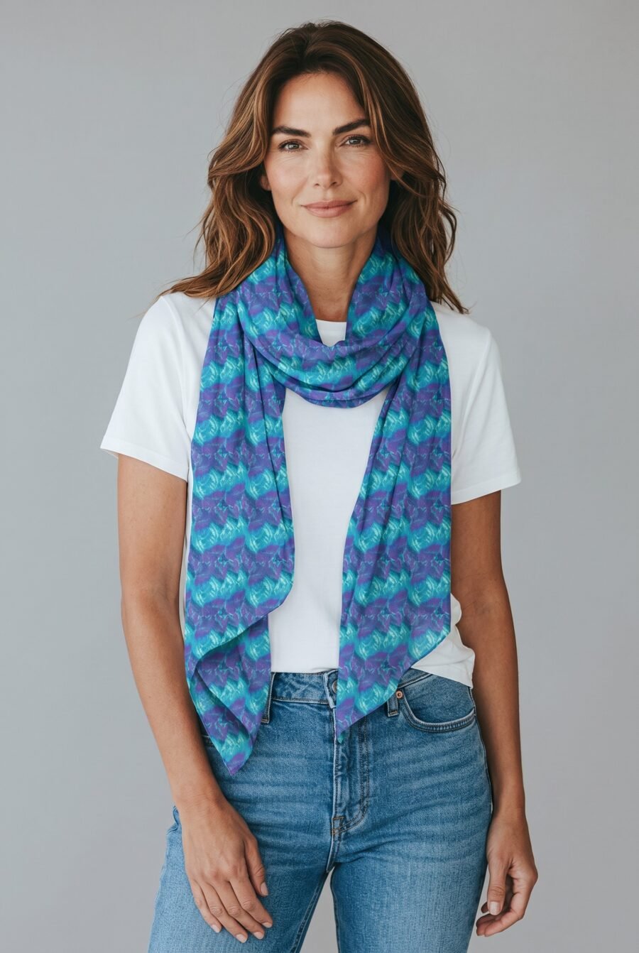 Wave Stole– Premium Printed Stole | Kalavaasi