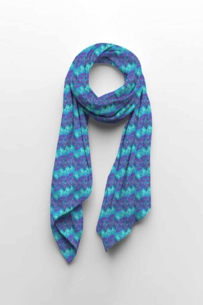 Wave Stole– Premium Printed Stole | Kalavaasi