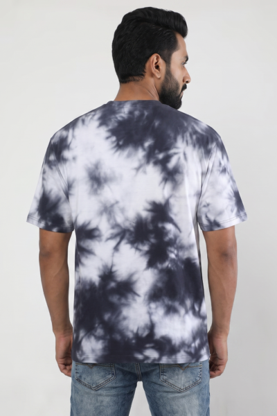 White wash Tie Die Oversized 1 3
