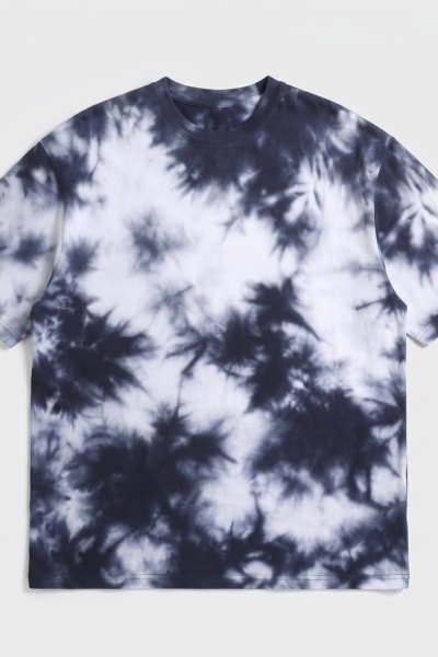 White wash Tie Die Oversized 1 4