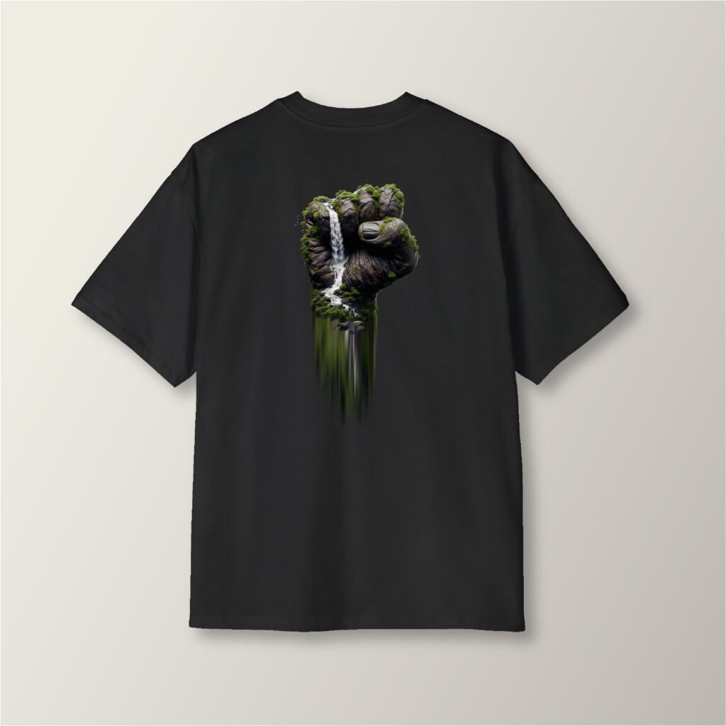 hail Moutains waterfall Black OverT Back 1
