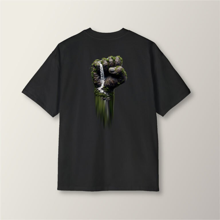 hail Moutains waterfall Black OverT Back 1