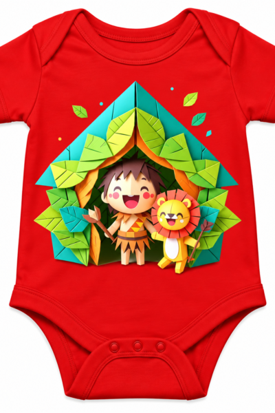 Lion Friend baby Romper | Kalavaasi