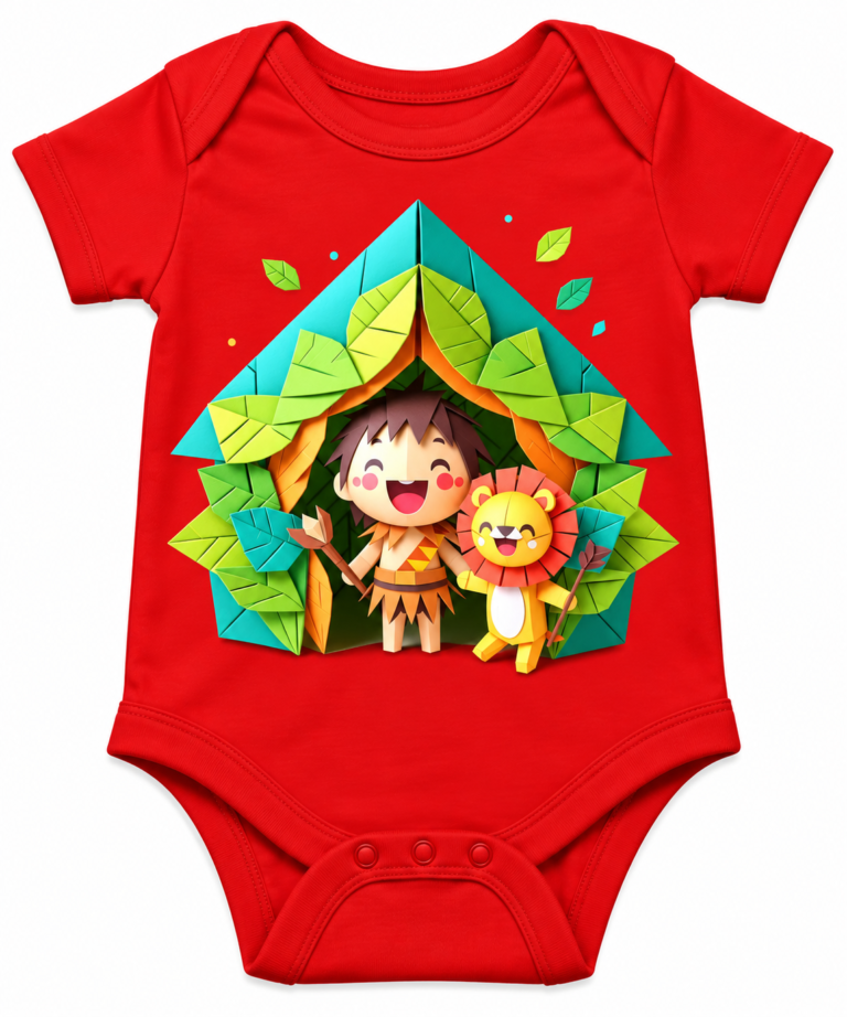 Lion Friend baby Romper | Kalavaasi