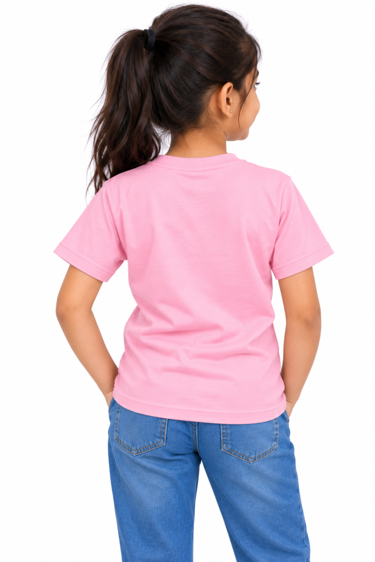 Girl Flying a Kite Graphics T-Shirt | Kalavaasi