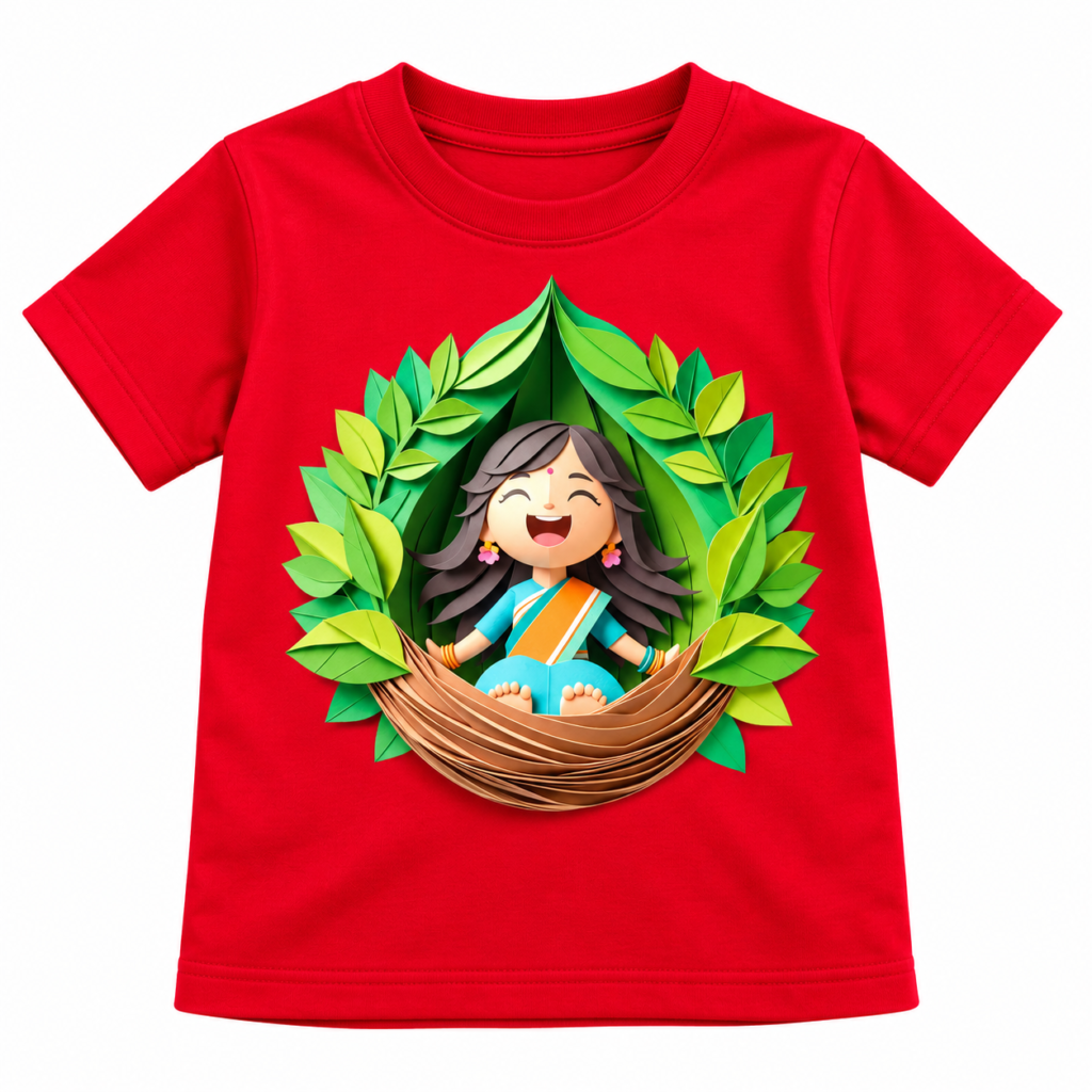 Freedom Nest Graphics T-Shirt | Kalavaasi
