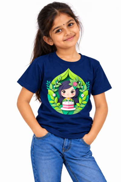 Kawaii Birthday Cake Graphics T-Shirt | Kalavaasi