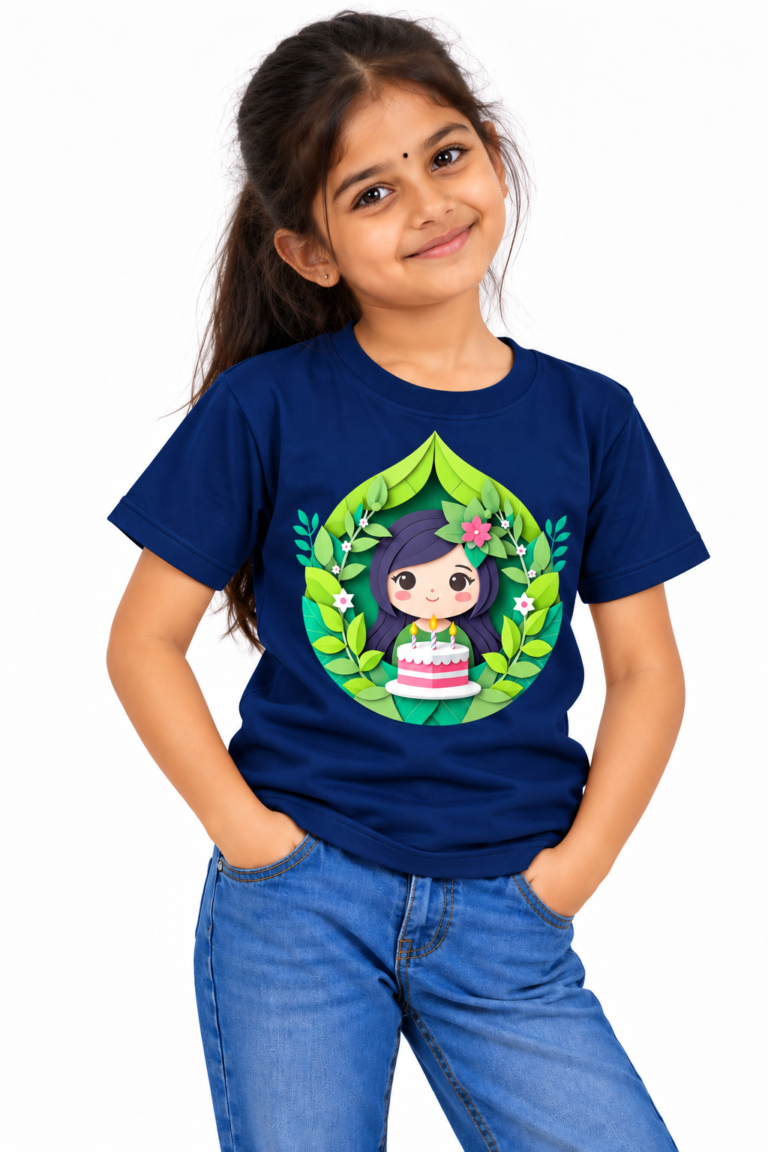 Kawaii Birthday Cake Graphics T-Shirt | Kalavaasi
