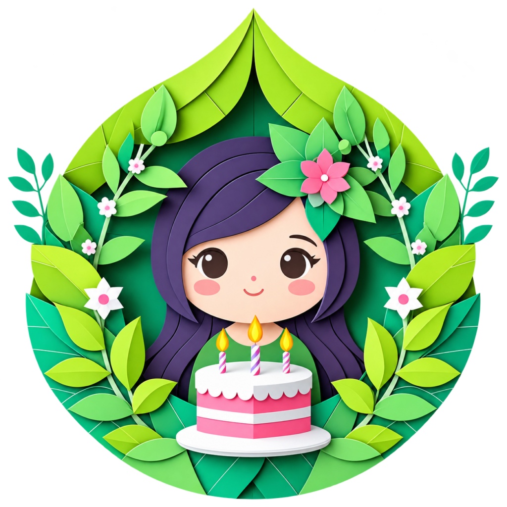 Kawaii Birthday Cake Graphics T-Shirt | Kalavaasi