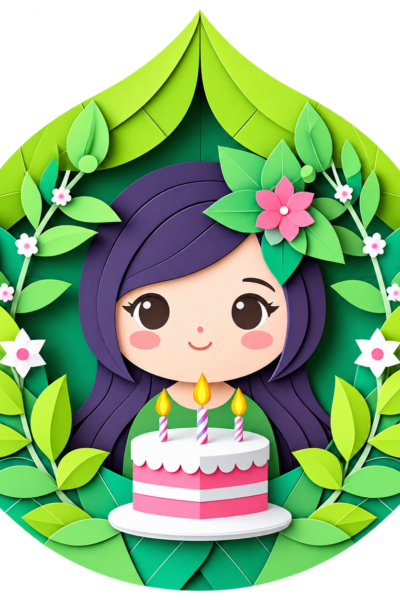 Kawaii Birthday Cake Graphics T-Shirt | Kalavaasi