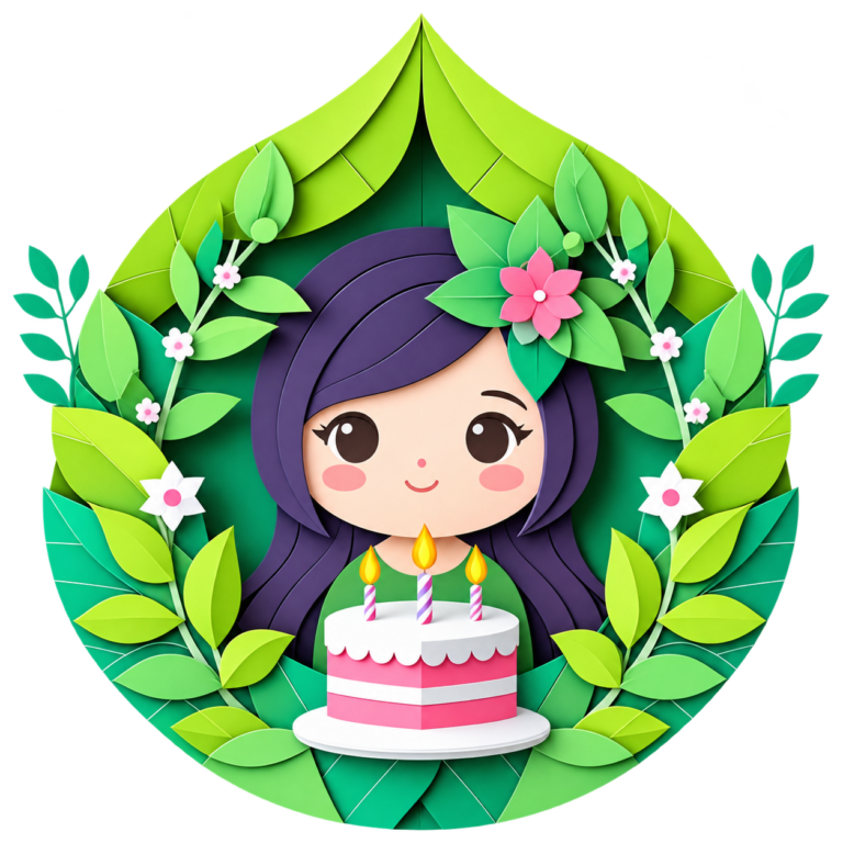 Kawaii Birthday Cake Graphics T-Shirt | Kalavaasi
