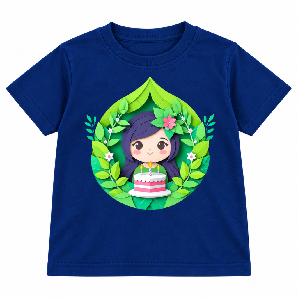 Kawaii Birthday Cake Graphics T-Shirt | Kalavaasi