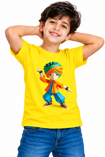 Origami Dancer Shelter Graphic T-Shirt | Kalavaasi