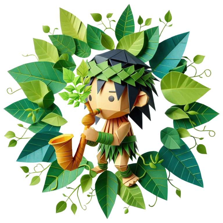 Origami Forest Musician Onesie baby Romper | Kalavaasi